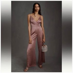 BHLDN doutzen jumpsuit in mauve- worn once size 8